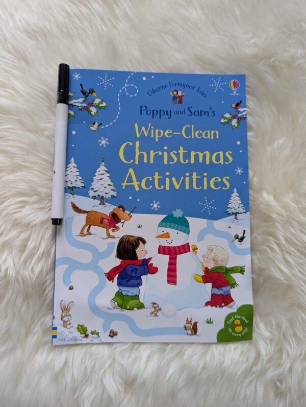 Poppy & Sam wipe clean Christmas activities