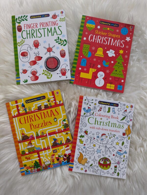 Minis Christmas colouring book